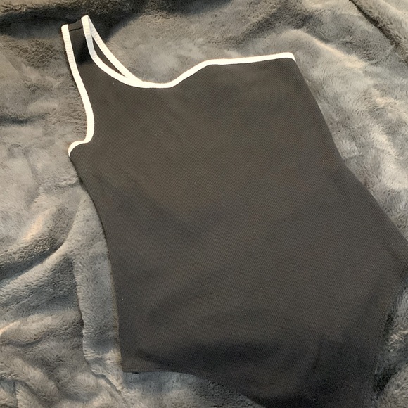 Forever 21 Bodysuit 1 Shoulder Size 0X - Picture 1 of 3